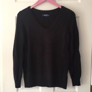 Old Navy Black V Neck Sweater